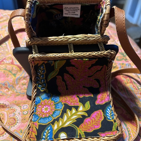 Small Rattan handbag - Picture 2 of 9